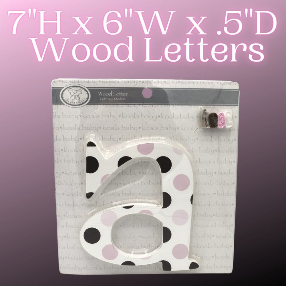 Koala Baby White Uppercase Wall Letter "a" New